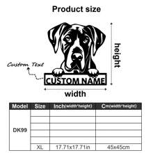 1 pieza Decoración de pared de arte de metal personalizable con salchicha dóberman con texto personalizado, silueta de perro con flores, cartel de metal para amantes de las mascotas, regalo personalizado para propietarios de perros, decoración colgante interior y exterior para amantes de los perros, regalos de Navidad, ornamentos, decoración del hogar, decoración de pared, decoración de habitación, decoración de la sala de estar, decoración de dormitorio, decoración de baño, decoración de cocina, decoración de la casa, regalos personalizados, regalos personalizados, decoración de jardín al aire libre