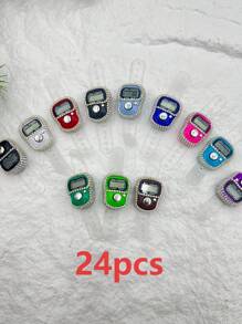 Glitzernder Strass-Fingerring Tally Counter, Mini Handtally Counter, Max Zählung 99999