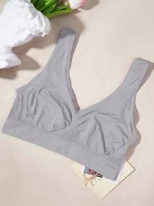 1 szt. bezszwowego biustonosza damskiego bez stalowych kółek, wygodna bielizna