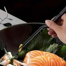 3 pièces/set Pinces de cuisine en acier inoxydable - Pinces barbecue style coréen, pince à barbecue et pinces de service alimentaire - Idéal pour le steak, le buffet, les sushis et la décoration de la vaisselle