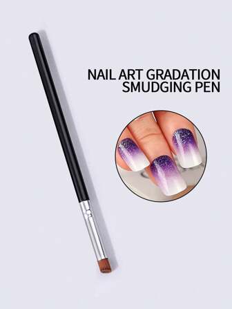 1Pc Nail Art Smudging Brush Multifunctional Nail Brushes For Nail Art Nail Design Brush Gel Nail Brush For Nail Extension Nail Art Liner Brush Dotting Tool For DIY