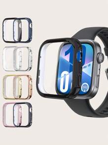 1 pièce Étui de protection en TPU anti-rayures électroplaqué pleine couverture unisexe compatible avec Huawei Watch Fit 4, convient pour un port toute la journée