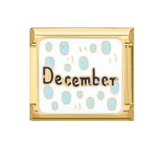 1件套模块化卡扣式手链，配有花朵、爱心、樱桃、足球吊坠，DIY油滴设计，适合作为派对/节日礼物送给朋友/情侣，不锈钢饰品，本地制造，实用时尚，圣诞节和万圣节必备，秋季色调，圣诞风格