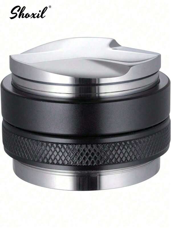 1 Stück professioneller Doppelkopf-Espresso-Verteiler & Tamper - einstellbarer Tiefenkaffee-Leveler für 51 mm/53 mm/58 mm Siebträger