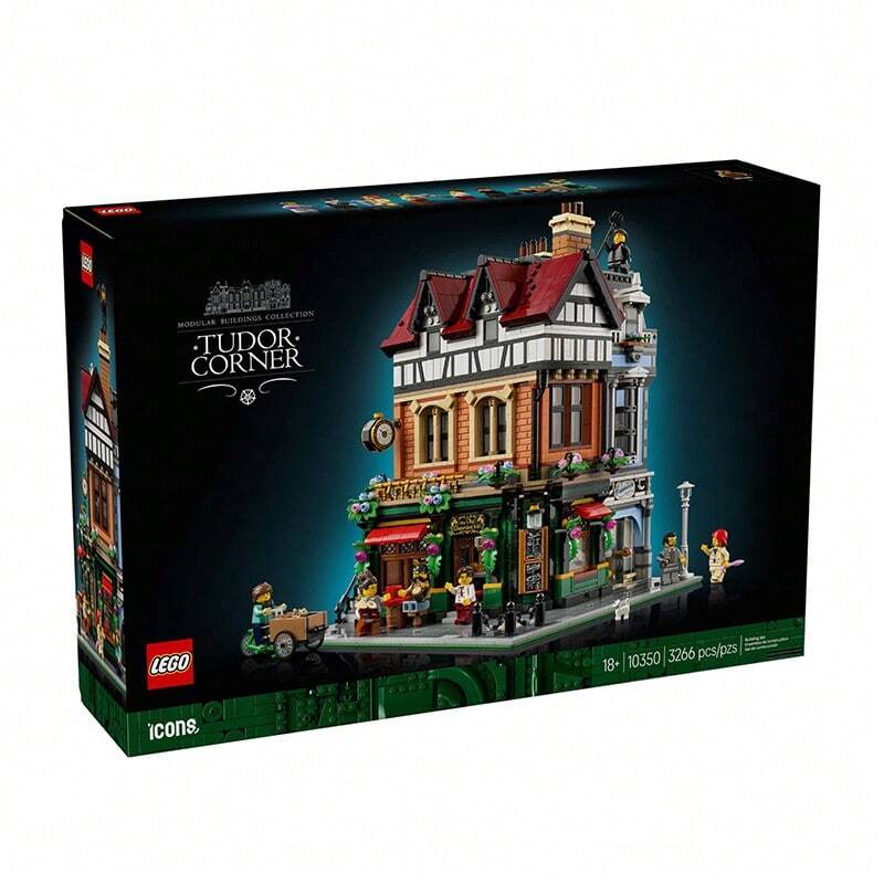 LEGO Set di mattoncini LEGO per costruire un angolo di strada inglese, adatto come regalo per bambini