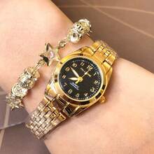 Women's Quartz Watches - Black - View 1