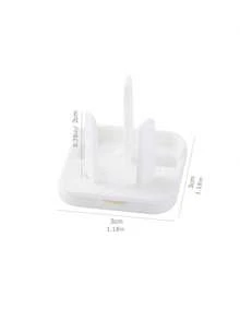 10pcs Socket Covers, Child Safety Plug Protective Cap, Baby Electrical Outlet Cover Protector - White - View 8