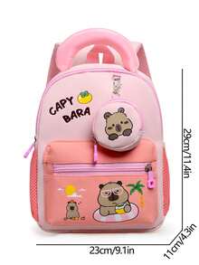 新款 Kappibara 背包，男女通用，轻便舒适，适合休闲旅行和上学使用