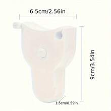 Body Fat Measuring Tool Set - Includes Handheld Caliper And 60-Inch (150cm) Retractable Tape Measure For Body Measurements - White - View 6