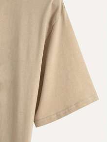 Men's ITALY Printed Short Sleeve T-Shirt Summer Cheap - Beige - View 3