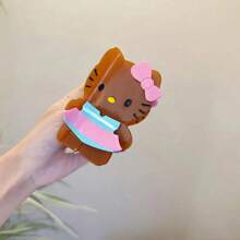 Sanrio 1pc Cute Cartoon Animal Claw Barrette, Bohemian Acetate Hair Clip, Summer Beach Vacation Style Hairpin Fashion Hair Accessories Beauty Claw Clips Cute Hair Claw