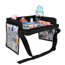 1pc Baby Portable Travel Car Drawing Board, Wipeable Kids' Drawing Board, Car Whiteboard Drawing Board Tray