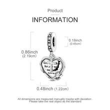 1 件闪亮十字架圣经珠心形吊坠饰物适合手链项链吊坠串珠饰物适合 DIY 珠宝制作礼物