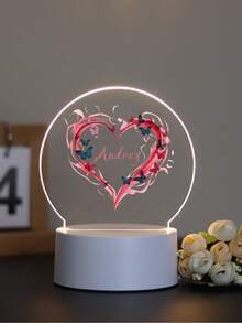 1 chiếc đèn ngủ khắc tên theo yêu cầu, quà tặng sáng tạo, quà tặng Ngày Valentine cá nhân hóa, đèn ngủ khắc tên theo yêu cầu, quà tặng cho bạn gái, quà sinh nhật theo yêu cầu, quà tặng bạn gái theo yêu cầu, trang trí phòng ngủ, trang trí tiệc, quà tặng Ngày Valentine, đèn ngủ - Nhiều màu - Xem 15