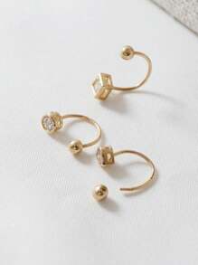 1 Pc S925 Sterling Silver Belly Button Zirconia Belly Button Silver Navel Rings Small Belly Button Mimi Belly Jewelry
