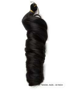 22英寸法式辫子假发，合成耐热接发，有巧克力棕、白色、粉色、紫色等多种颜色可选，长款自然波浪卷曲钩针假发，蓬松波浪辫子假发，适合女性日常佩戴、节日派对和角色扮演。 - 彩色 - 查看 3