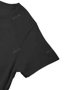 Maglie da donna a maniche corte, magliette estive con stampa grafica, girocollo, casual, moda di base
