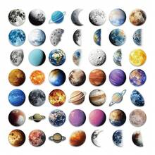 SCXXBSW 50 张星球贴纸，可爱卡通防水贴纸，可用于 DIY 用途，例如滑板、水瓶、笔记本电脑和手机学校用品，返校 - 彩色 - 查看 9