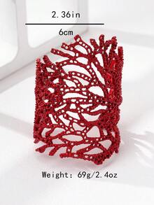 1 chiếc vòng tay san hô ánh kim thời trang dành cho nữ - Vàng - Xem 5