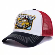JZML 1pc Unisex Embroidered Car Truck Driver Cap