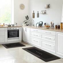 1pc Simple Color Kitchen Mat, Quick Drying Pad - Bathroom, Living Room, Hotel, Easy To Clean, Washable, Carpet, Kitchen Accessory