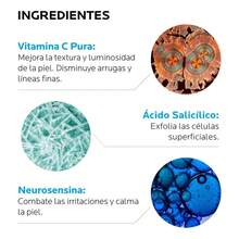 La RochePosay Pure Vitamin C10 Serum, suero antiarrugas antioxidante con Vitamina C para mayor luminosidad, apto para todo tipo de piel, 30ml - transparente - Ver 5