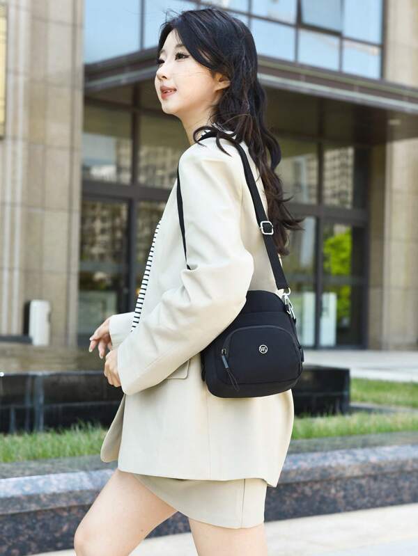 Sac à main multifonctionnel chic et décontracté pour femmes, sac embrayage à la mode avec un toucher haut de gamme, pochette polyvalente pour téléphone/cosmétiques, sac bandoulière léger et imperméable