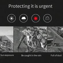 1pc All-Season Durable Waterproof Bicycle & Motorcycle Cover | Fits Vehicles Up To 150kg | Hand Washable Material | Design For Bike Storage | Bicycle Accessories