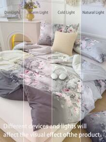 Soft Duvet Cover Set - Best 2/3 PiecesQuilt Comforter Cover Bedding Set - Includes 1 Bed Cover And 1/2 Pillow Case - Cheap And High Quality For Twin King Single Queen Double Full Size Doona Quilt Cover Bedding Sheets Set Sheet