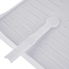 2 Tiers Dish Drying Rack Plate Bowl Cup Utensil Drainer Tray Cutting Board Pot Lid Holder Cutlery Storage Basket Kitchen Sink Countertop Organizer Adjustable Drain Pipe