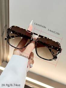 Nouvelles lunettes à la mode pour femmes, ornements décoratifs pour temples, lunettes décoratives pour hommes de style rétro et simple