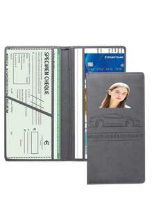 Porta patente multifunzionale personalizzato, portafoglio unisex per documenti auto, in pelle PU impermeabile, anti-graffio e anti-smagnetizzazione, per tenere documenti auto, assicurazione e documenti, articoli di cancelleria scolastici