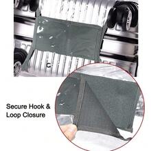 New 20 Inch Full Clear PVC Luggage Cover, 0.4mm Thick Heavy-Duty Waterproof, Dustproof, Anti-Scratch Suitcase Cover, Luggage Covers For Suitcase TSA Roved, Fits 19"-20" Wheeled Luggage - 全清晰適合19-20 - 查看 6