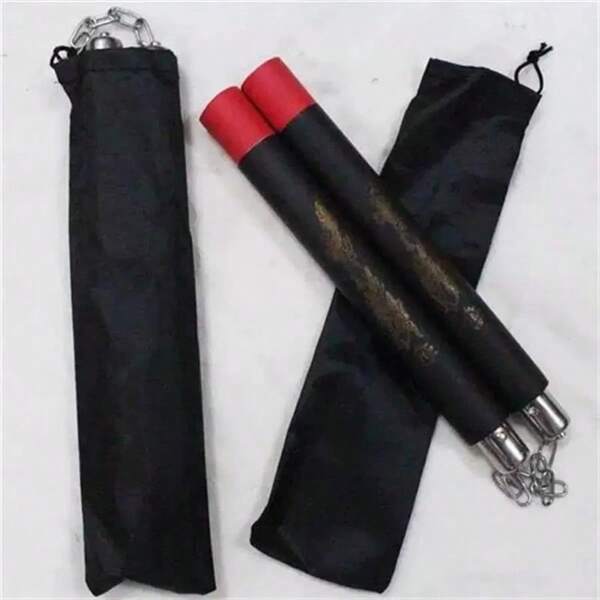 NUNCHAKUS DE ESPUMA GRUESA BUENA CALIDAD PARA LA FLEXIBILIDAD - CONTIENE ESPONJA Y PARA NO LASTIMAR -PALO DE ENTRENAMIENTO DE ARTE MARCIALES LIGERO Y PORTÁTIL-PARA FITNESS Y SALUD PERSONAL- MEJOR REGALO PARA CUMPLEAÑO PARA COMPAÑERO DE TRABAJO O ESCUELA