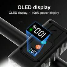 Luzes de Bicicleta de Montanha Recarregáveis para Passeios Noturnos, Modo Multicolorido, Material ABS, Luzes de Advertência de Alta Luminosidade, Longa Vida Útil da Bateria, Adequadas para Estrada, Montanha e Passeios Noturnos, Adequadas para Presentes do Dia dos Pais