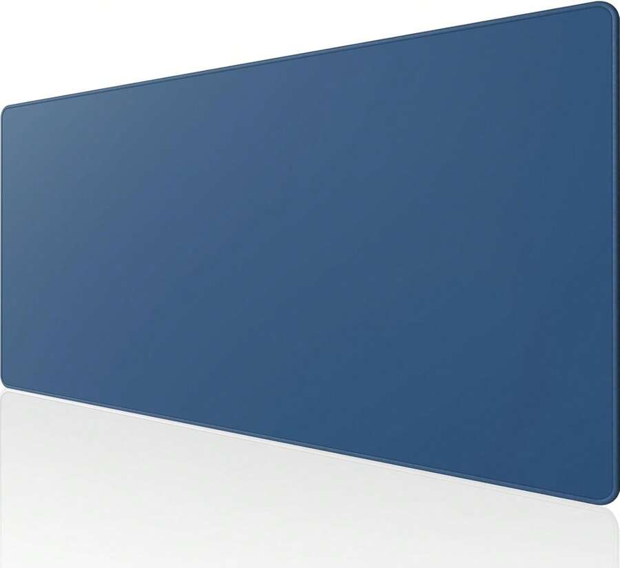 KTRIO Large Gaming Mouse Pad With Superior Micro-Weave Cloth, Extended Desk Mousepad With Stitched Edges, Non-Slip Base, Water Resist Keyboard Pad For Gamer, Office &Amp; Home, 31.5 X 11.8 In, Black - Navy Blue - View 1