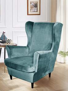 半件银狐天鹅绒沙发椅套，老虎椅套 - 彩色 - 查看 27