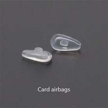 1pc Silicone Nose Pad With Air Cushion, Screw-Lock Adjustable Nose Pad For Glasses