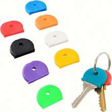 10 pièces de couvre-clés en silicone vibrant - codés par couleur, identification facile, durables et résistants à la poussière pour les clés de porte des hommes. Organisation pratique et design , identifiez facilement vos clés de porte ! (Couleur aléatoire) Sac à dos pour l'école