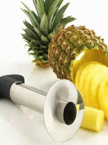 1 Piece Of Stainless Steel Pineapple Corer And Slicer, Pineapple Slicer Peeler Cutter Peeler, Stainless Steel Kitchen Fruit Tool, Fruit Corer Tool, Household Kitchen Tool, Outdoor, Camping Kitchen Tool, Labor-Saving Tool Suitable For Girls, Summer, Beach Party, Portable Tool, Free Color And Style