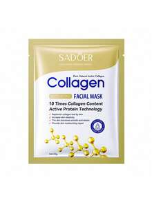 TOEDO 5/10 件装抗皱胶原蛋白面膜保湿抗衰老修复亮白护肤面膜面膜护肤品 - 彩色 - 查看 15