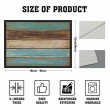 4/6 Stücke Set rote, graue, schwarze, weiße geometrische quadratische lebendige moderne kreative Tischsets - hochwertiges Leinenmaterial, leicht zu reinigen, geeignet für Küche, Esszimmer Dekoration, Feiertags-Tischdekoration, Heimdekoration - Rot - Übersicht 11