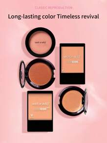 Wet n Wild Blush Wet N Wild Color Icon - Revive Glow Opaco con leggero brillantino, sfumature multiple per professionisti e studenti, pratico da portare con sé - California Sunshine - 6g