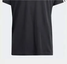 Adidas TR-ES BASE 3S T 男士宽松透气速干休闲运动训练T恤 - 黑色 - 查看 4