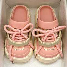 Fashion Y2K Shoes Are Versatile, Cute, Non Slip, Summer Fashion, Wear-Resistant, EVA Outdoor Thick Soled Perforated Shoes - 粉色 - 查看 1