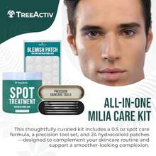 GEOXSMilia Acne Spot Treatment 3 Items Tool Kit Eye Milia Remover Treatment Includes 0.5oz Overnight Milia Remover Cream With Bentonite Clay And Aloe Vera Milia Extractor Tool Kit Acne Treatz001 - as pic - View 3