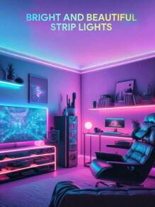 5V USB 3535 RGB LED Strip Lights, Super Long Changing Color Light Bar With 44-Key IR Remote, Suitable For Bedroom Decor, TV Background Ambience Lights, Living Room Nightlight, And Party Decoration