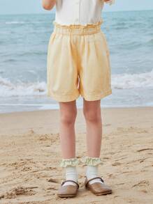 mini bala Shorts de verano para niñas - Toque fresco y ajuste holgado - Elegante y cómodo