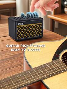 3D Printed Bass Music Box, Creative 3d, Can Store Guitar Picks, Music Ornaments, Decompression Toys, Creative Gifts, Party Decorations,For Back-To-School Season, Halloween, Christmas