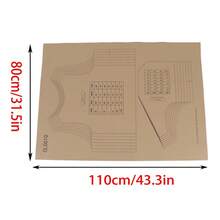 Women's Basic Vest Top Multi-Size Women's Sewing Patterns, 1:1 Scale Garment Sewing Patterns, Clothing Prototype Patterns, Perfect Sewing Templates For Tailoring And Fashion Design – The Ultimate Gift For Sewing Enthusiasts - Brown - View 3
